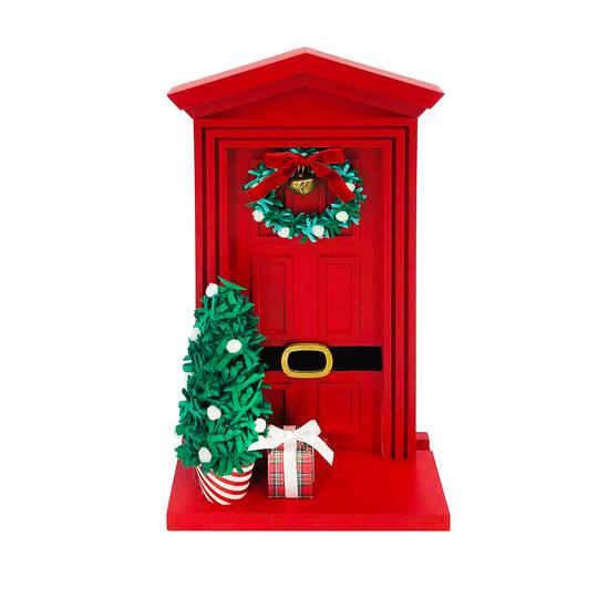 Assorted 12.4'' Door with Santa Belt Tabletop Décor by Ashland®